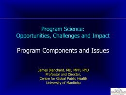 Program Science: Definition, Components and Issues