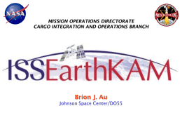 ISS EarthKAM Overview - Texas A&M College of Geosciences