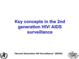 2nd generation HIV surveillance