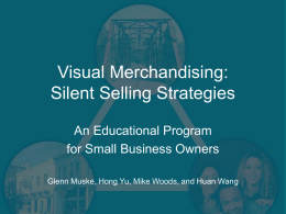 Visual Merchandising: The Silent Selling Techniques