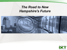 NH State Perspectives on Transportation Planning