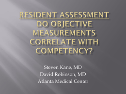 Resident Assessment Does the OITE mean anything?