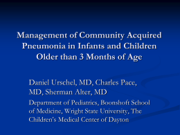2011 IDSA Pediatric Pneumonia Guidelines