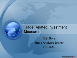 Trade Related Investment Measures - EU-LDC