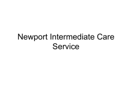 Newport Intermediate Care Service