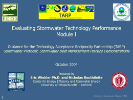 Module 1: Understanding Stormwater Data