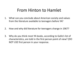 From Hinton to Hamlet - Doral Academy Preparatory