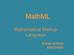 MathML