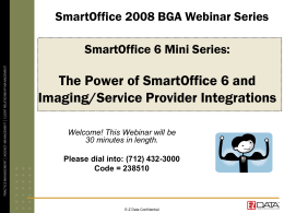 SmartOffice 6 Mini-Series -- Personalize it! Setting Up