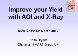 Improve your Yield with AOI and X-Ray
