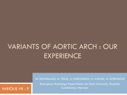 VARIANTS OF RIGHT AORTIC ARCH : OUR EXPERIENCE