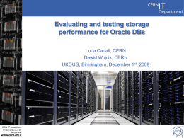 Evaluating and testing storage performance for Oracle DBs