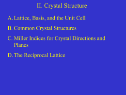 Crystal Structure