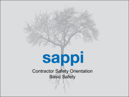 2015 Contractor Safety Training