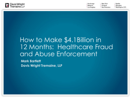 How to Make $4.1Billion in 12 Months: Healthcare Fraud and