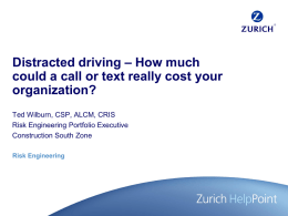Distracted driving – How much could a call or text really