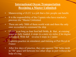 International Ocean Transportation