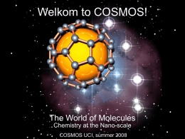 Welkom to COSMOS!