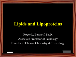 Lipids - University of Florida