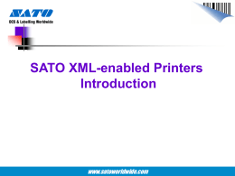 Introduction to XML printers