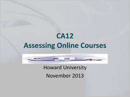 CA12 - Howard University