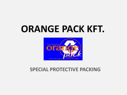 1. dia - Orange Pack Kft.