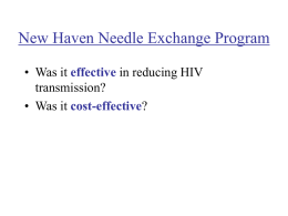 New Haven Needle Exchange Program
