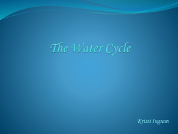 The Water Cycle - University of North Texas