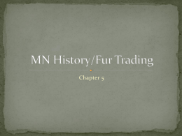 MN History/Fur Trading