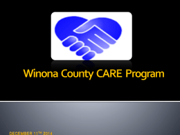 Winona County CARE Program