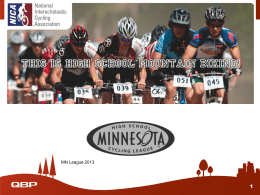 Minnesota High School Cycling League Meeting