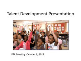 Talent Development Presentation