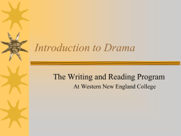 Introduction to Drama - Patrick Henry High School