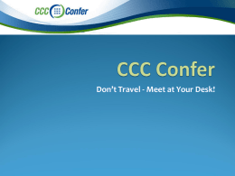 CCC Confer
