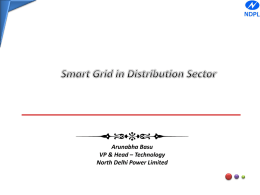 Smart Grid in Distribution Sector