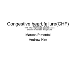 Congestive heart failure(CHF)