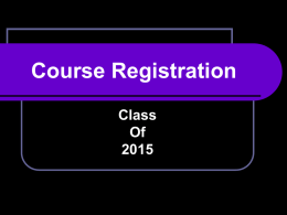 Course Registration - Mondovi School District