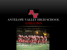 Antelope Valley High School Athletics