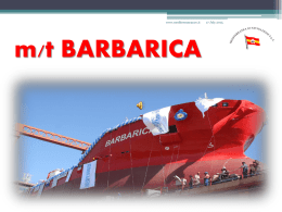 m/t BARBARICA - Mediterranea Nav