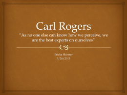Carl Rogers - Welcome | Campus Connect