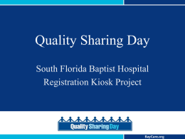 Quality Sharing Day - Florida Buccaneer AAHAM-Home