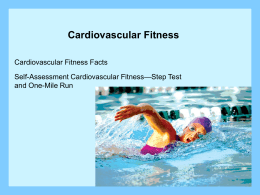 Lesson 1.1: Fitness for Life