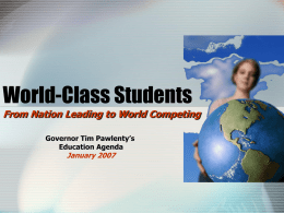 World-Class Students