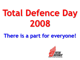 Total Defence Day 2008