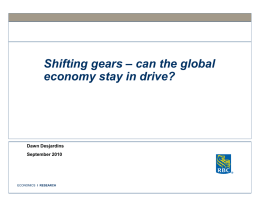 North American Economic Outlook: &ldquo;Gradual though Sustained