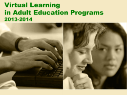 SC Virtual School Program Guidelines 2013-2014