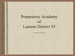 Preparatory Academy - Laurens Elementary School
