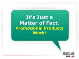 PPAI ASI ADvocate with Case Study