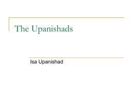 The Upanishads - Queen's University