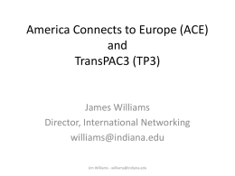 International Networking at Indiana University